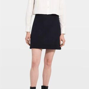 THEORY Highwaist Mini Black Skirt 12